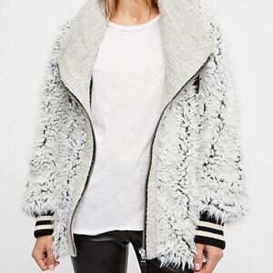 Free people fluffy dolman jacket